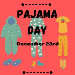 pajama day flyer